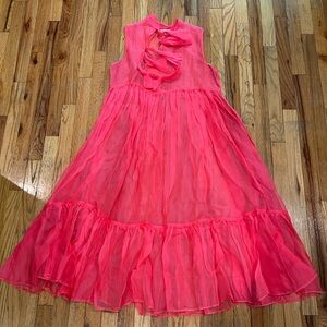 kamperett L coral Mae dress